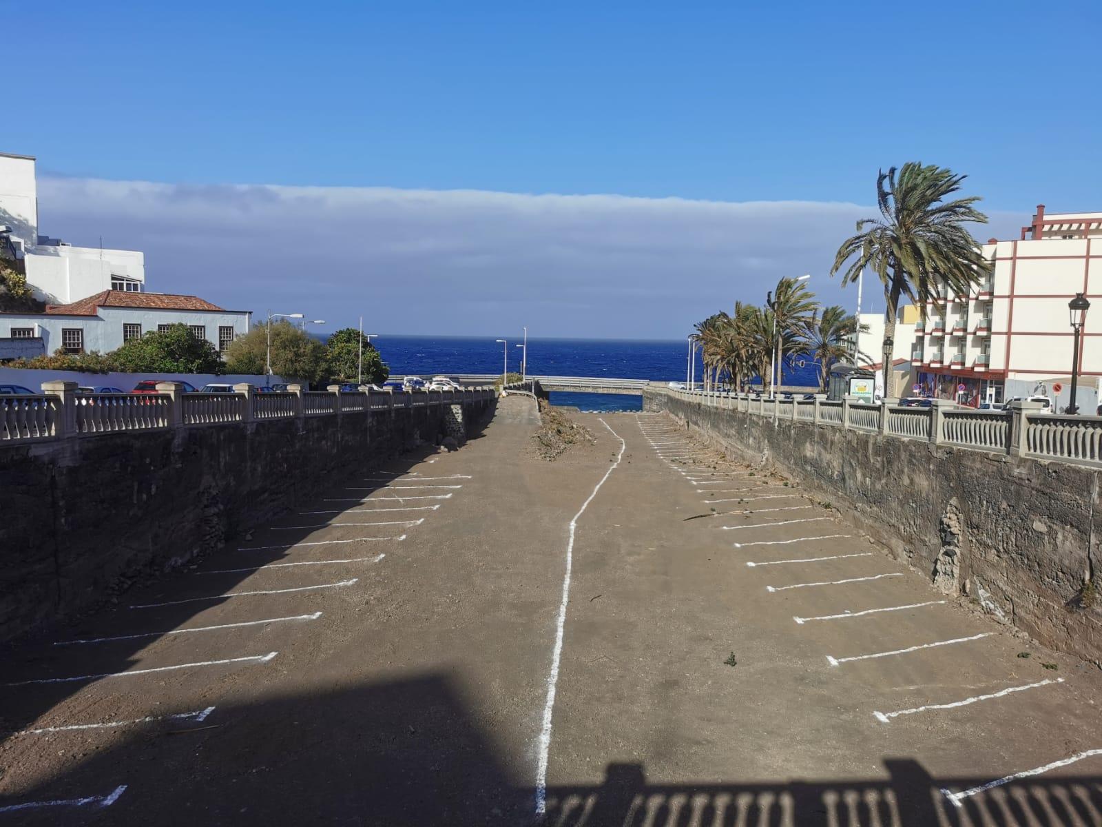 El Ayuntamiento pone en marcha 109 plazas de aparcamiento en el barranco de Las Nieves
