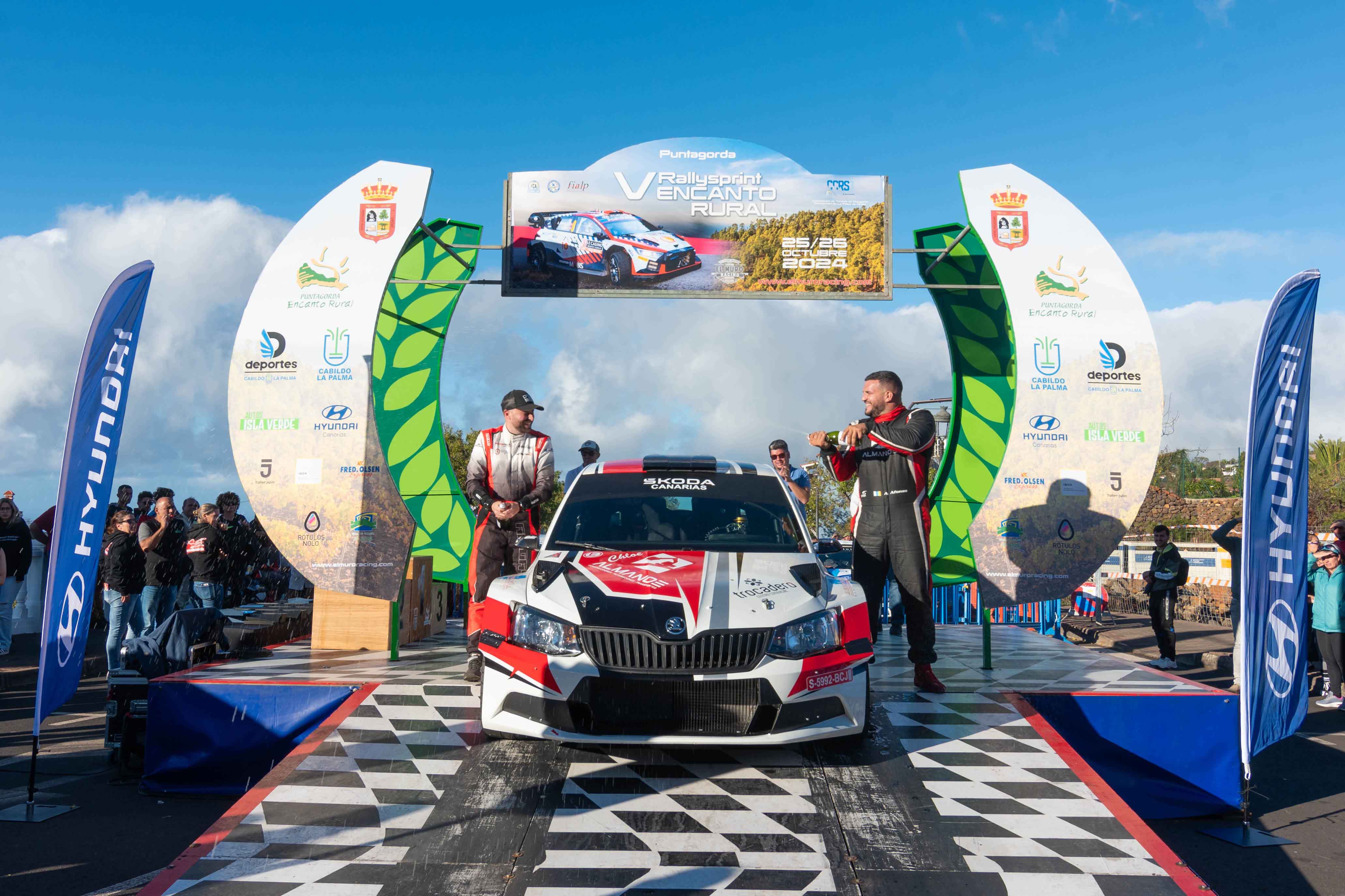 Alejandro Afonso y Ariday Bonilla, vencedores del V Rallysprint Encanto Rural