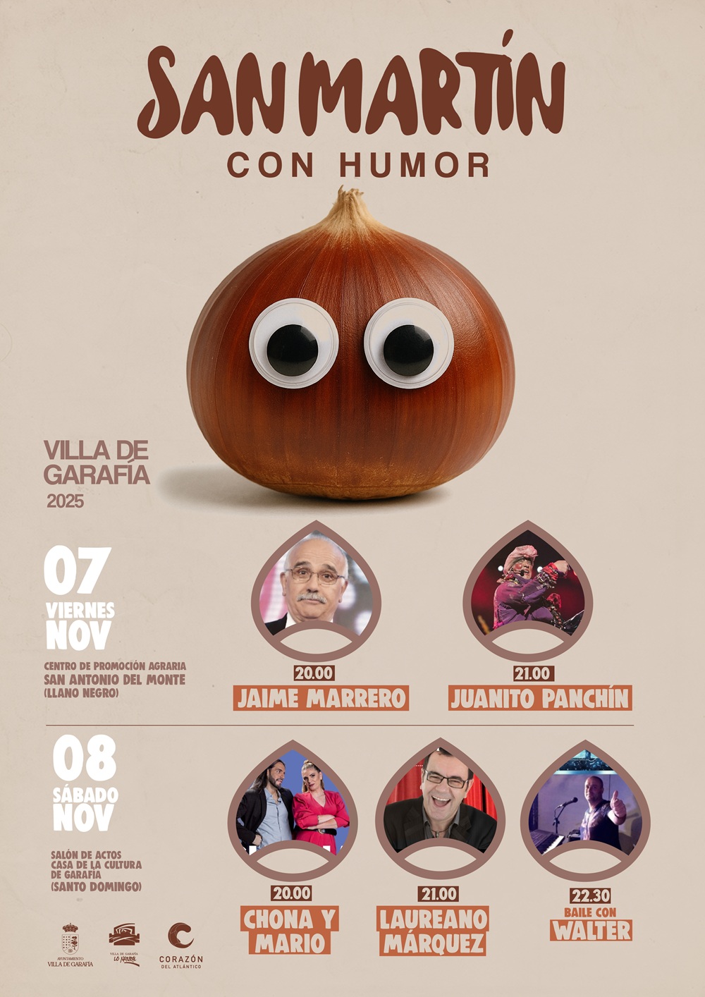 La Villa de Garafía celebra "San Martín con Humor" el próximo fin de semana 