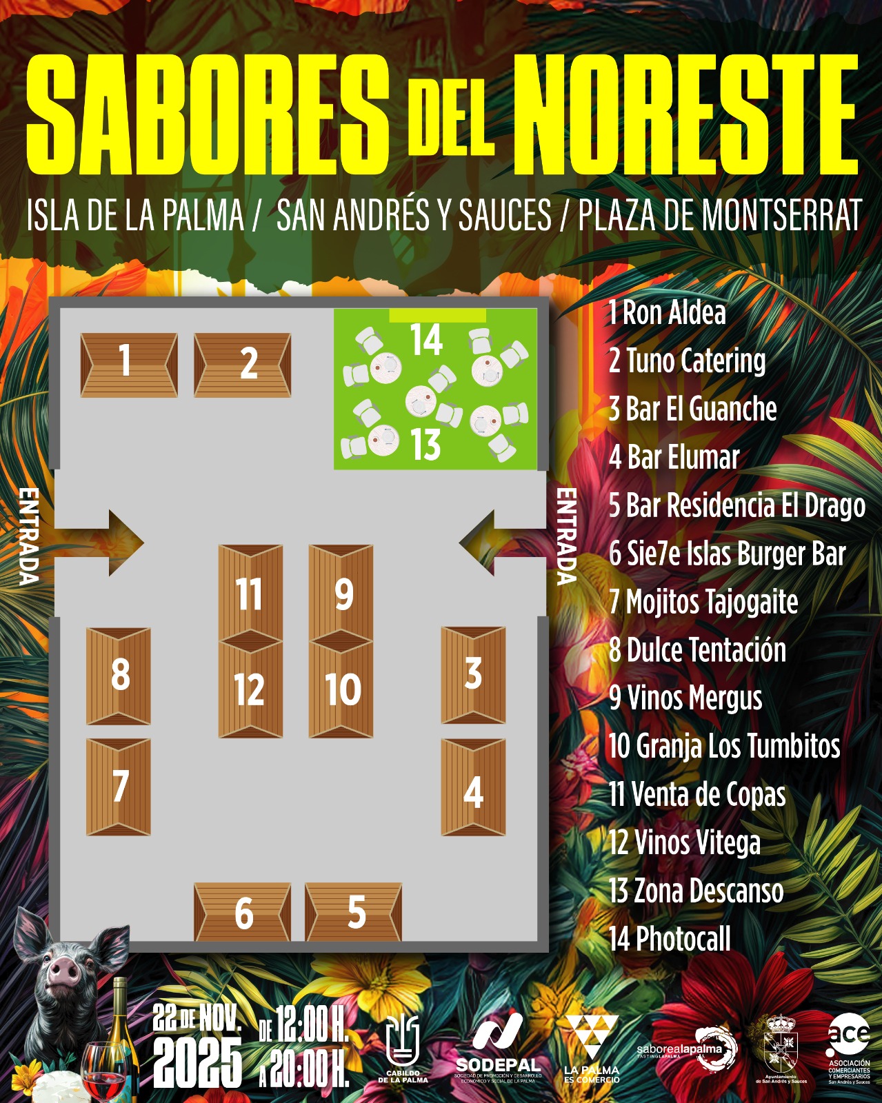 ‘Sabores del Noreste’ reúne una cuidada selección de propuestas gastronómicas locales en San Andrés y Sauces