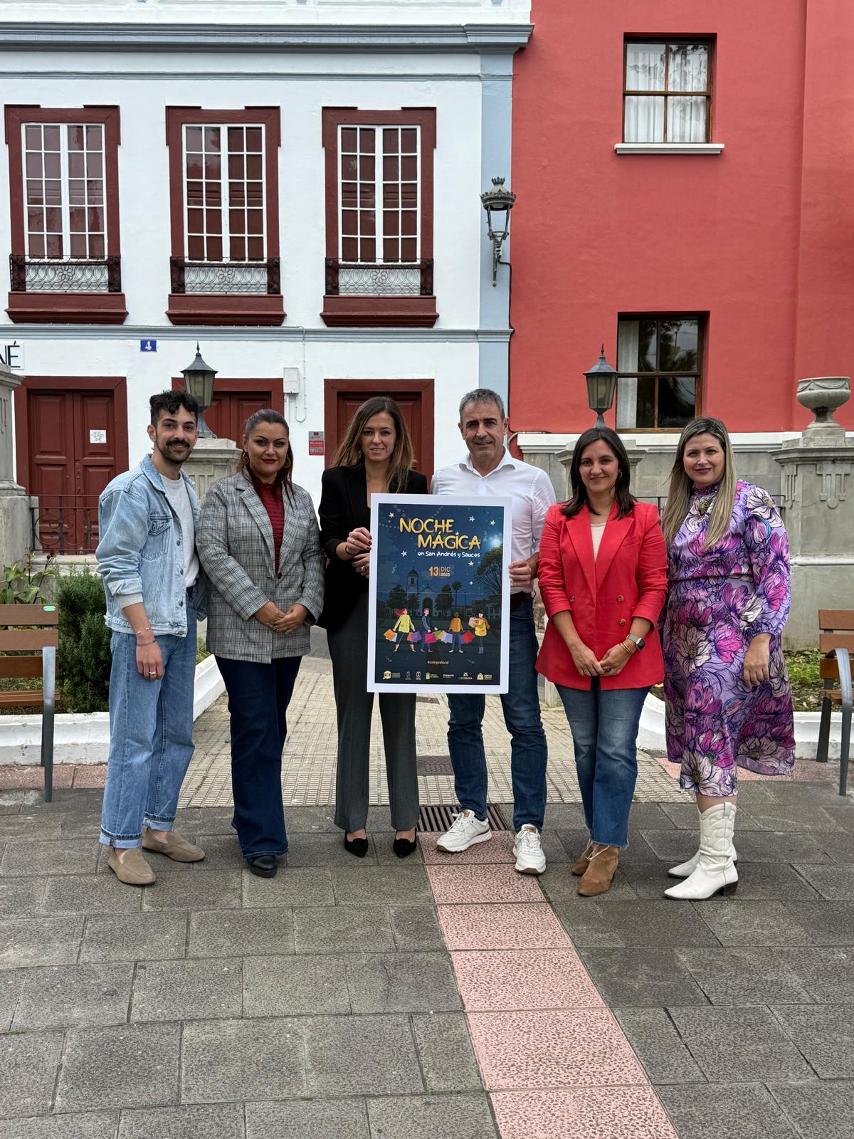 San Andrés y Sauces impulsa su comercio local con una nueva edición de la ‘Noche Mágica’