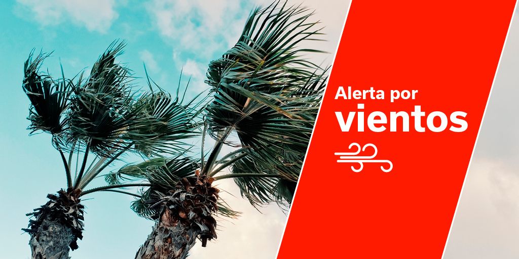 El Gobierno declara la alerta por vientos en islas occidentales y Gran Canaria junto a la prealerta en el resto