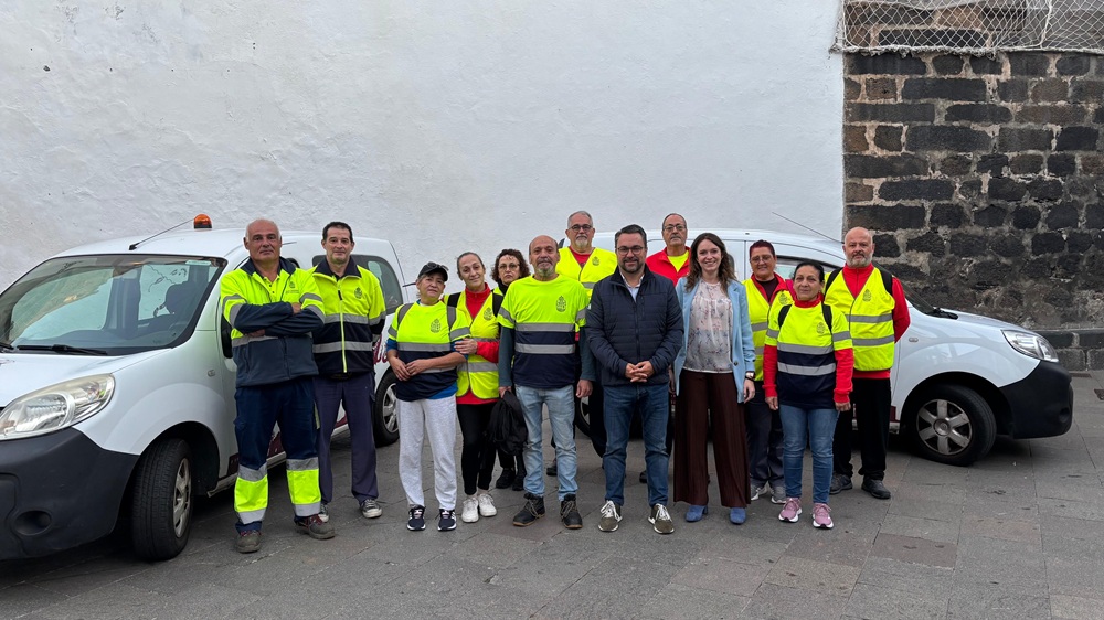 El Ayuntamiento de Santa Cruz de La Palma refuerza los servicios municipales con nuevas contrataciones del Plan de Empleo Social