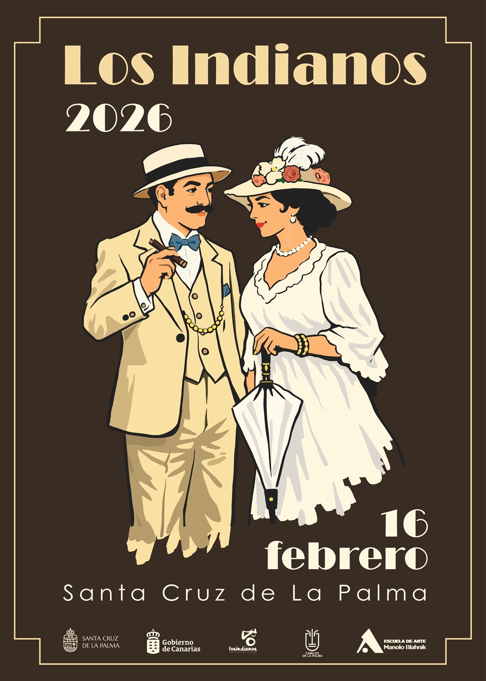 El Ayuntamiento de Santa Cruz de La Palma presenta los carteles de Indianos e Indianitos y avanza la programación del Carnaval 2026
