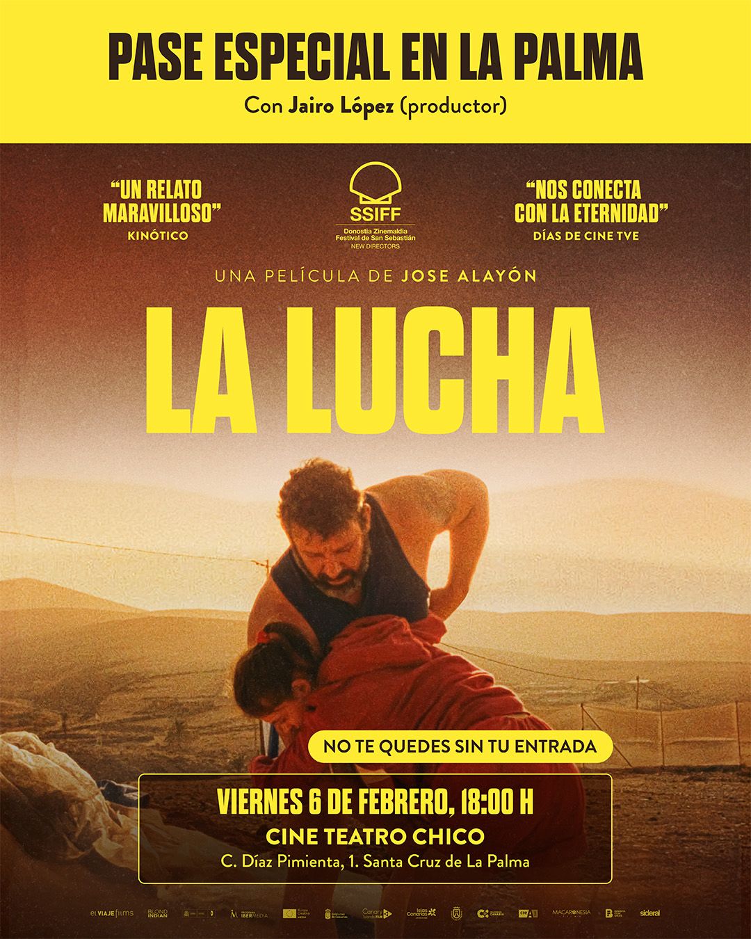 'La Lucha' amplía su presencia en La Palma en su segunda semana en las salas de cine