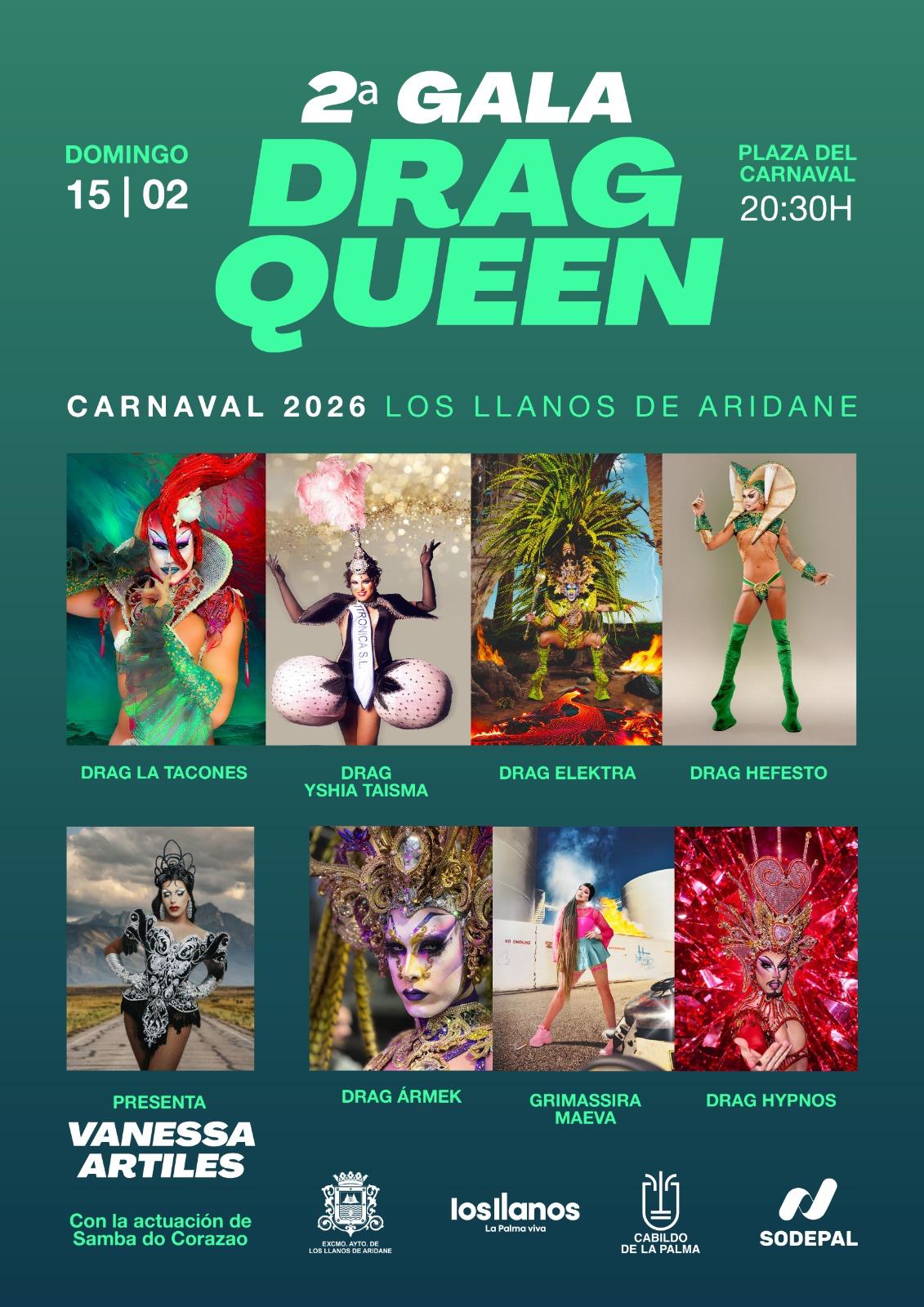 La Gala Drag Queen regresa a Los Llanos de Aridane