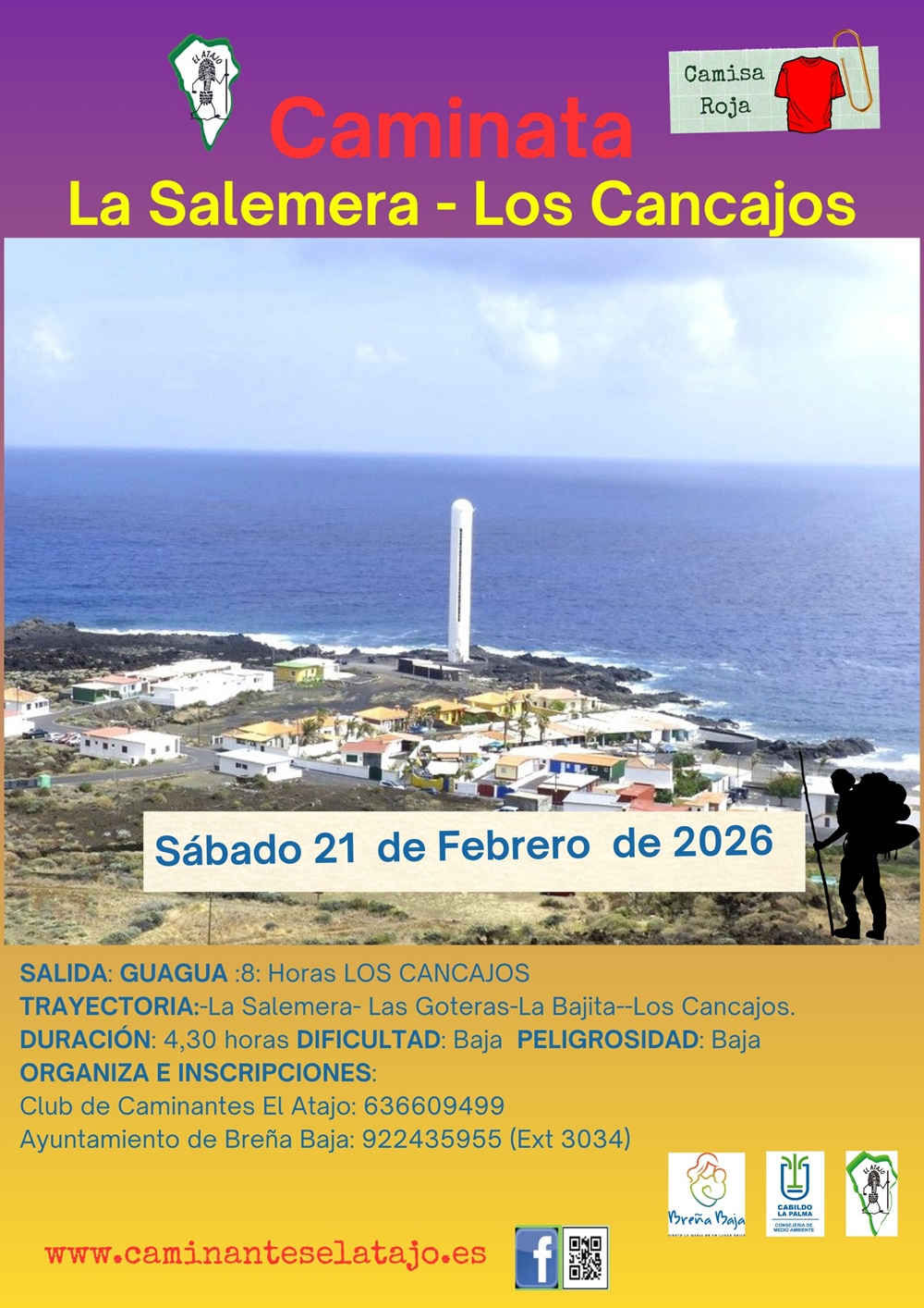 "El Atajo" y Breña Baja organizan la caminata nº 977: "La Salemera - Los Cancajos"