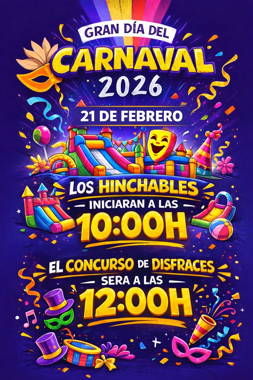 Santa Cruz de La Palma encara el gran fin de semana del Carnaval con la quema de Doña Sardina y el Carnaval de día de Piñata