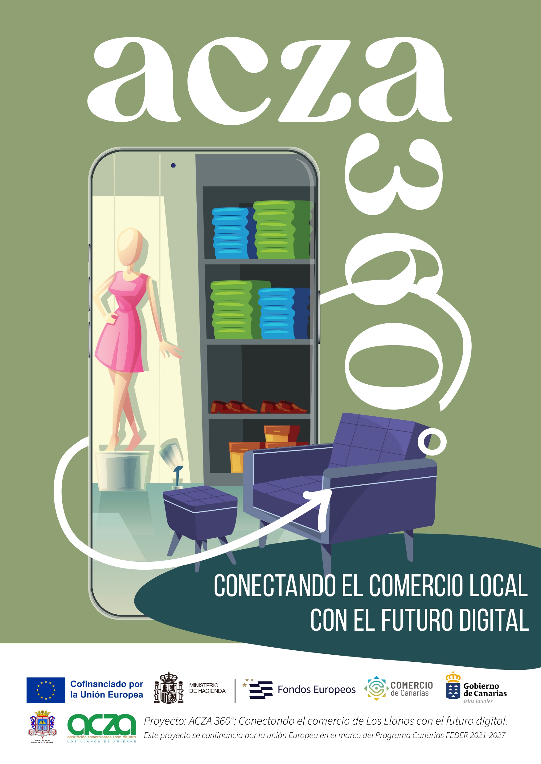 ACZA Los Llanos de Aridane avanza hacia la digitalización de sus comercios con ACZA 360º
