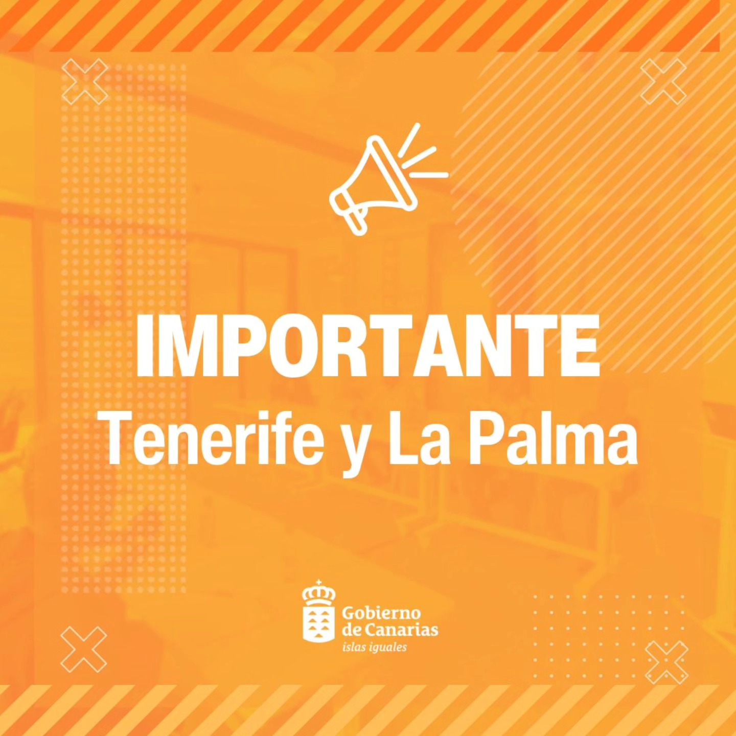 Educación amplía a Tenerife y La Palma las medidas adoptadas en Gran Canaria ante la evolución de la situación meteorológica