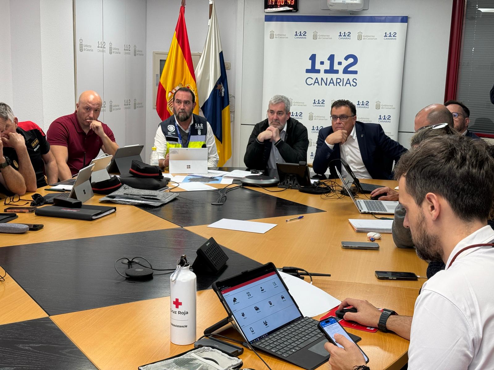 El 112 Canarias gestiona 1.783 incidentes por el paso de la borrasca Therese, más de 650 solo el martes