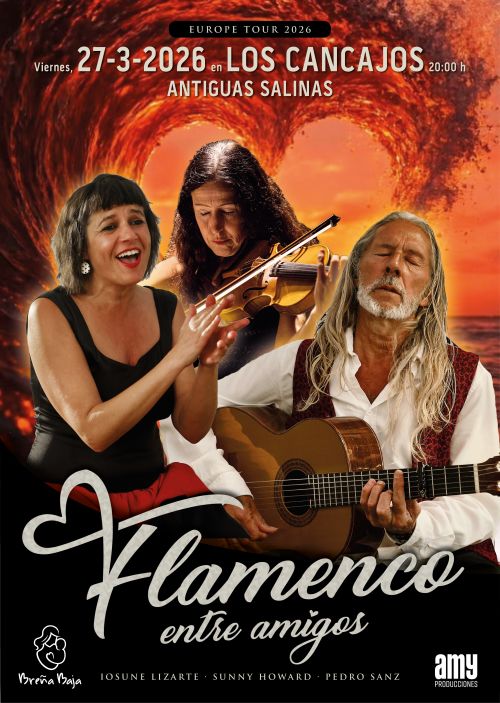 Breña Baja celebra el espectáculo “Flamenco entre amigos”, en las Antiguas Salinas