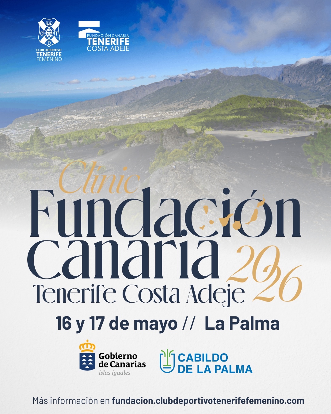 Inscripciones abiertas para el clinic de fútbol de la Fundación Tenerife Costa Adeje en La Palma
