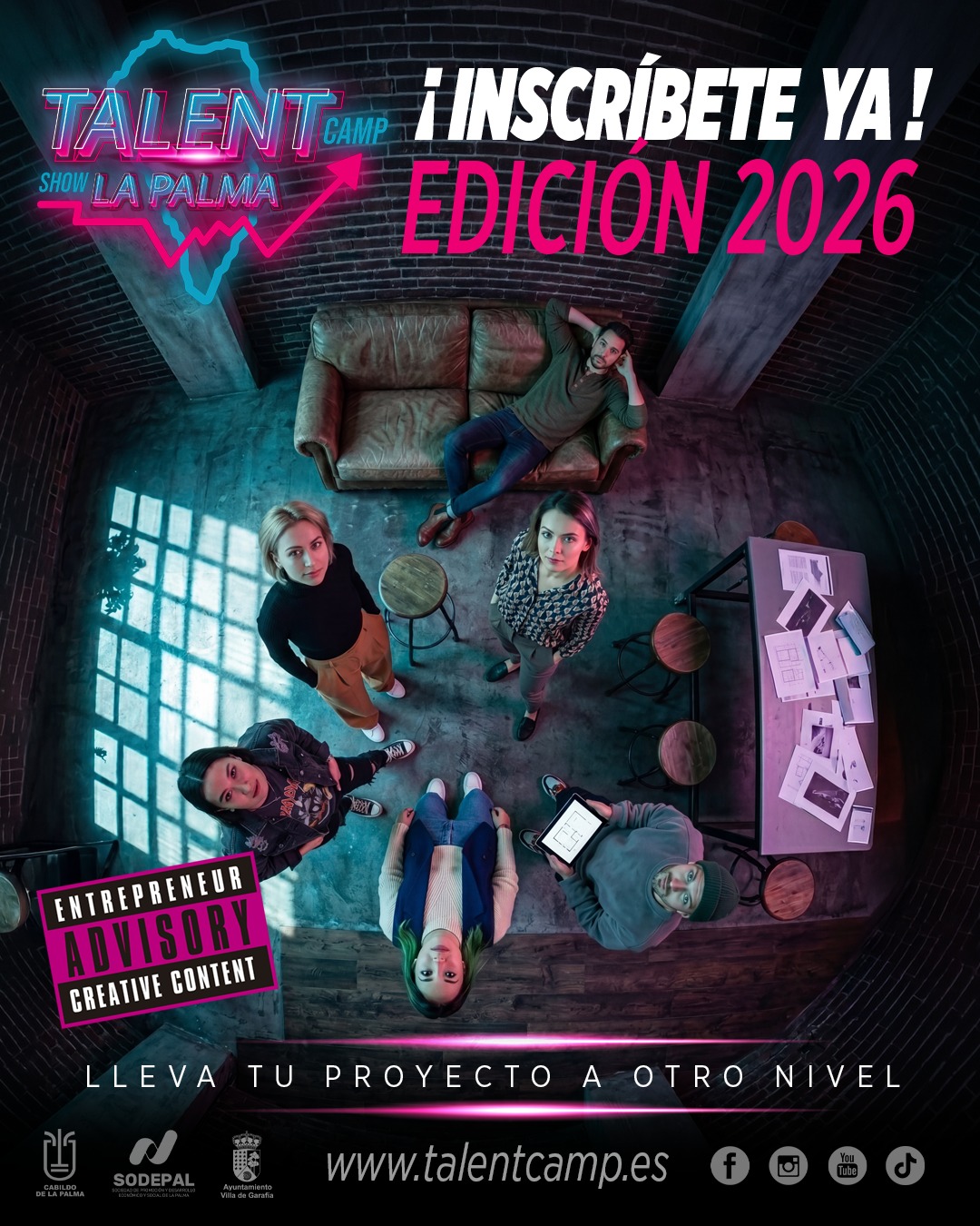 El Cabildo lleva la nueva edición del Talent Camp a Garafía