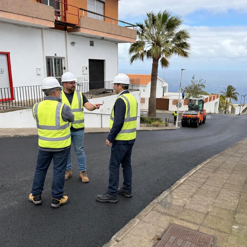 Breña Baja mejora el acceso viario al centro de San José