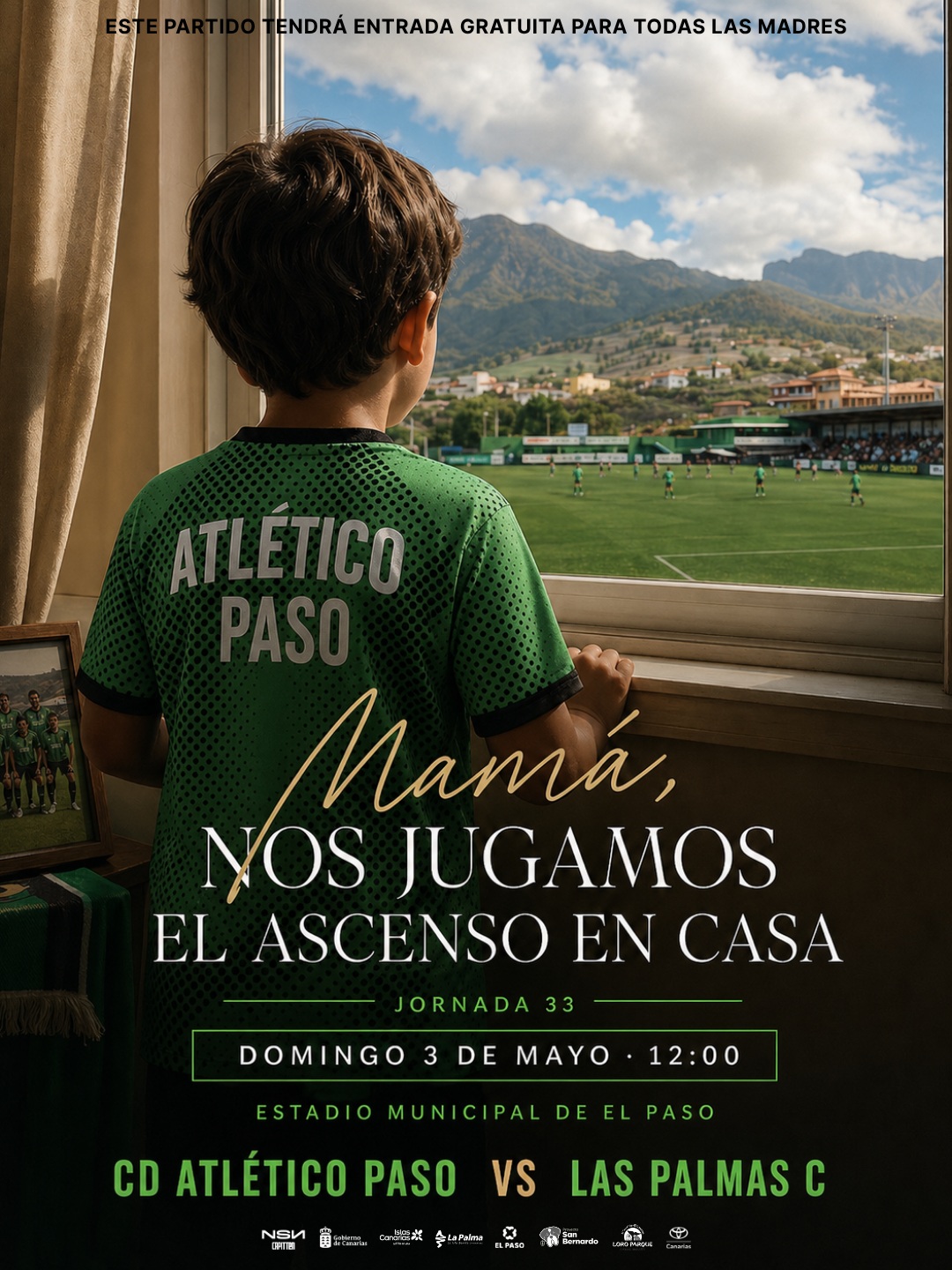 El Municipal de El Paso quiere hacer historia: el Atlético Paso busca sellar el ascenso a Segunda RFEF este domingo