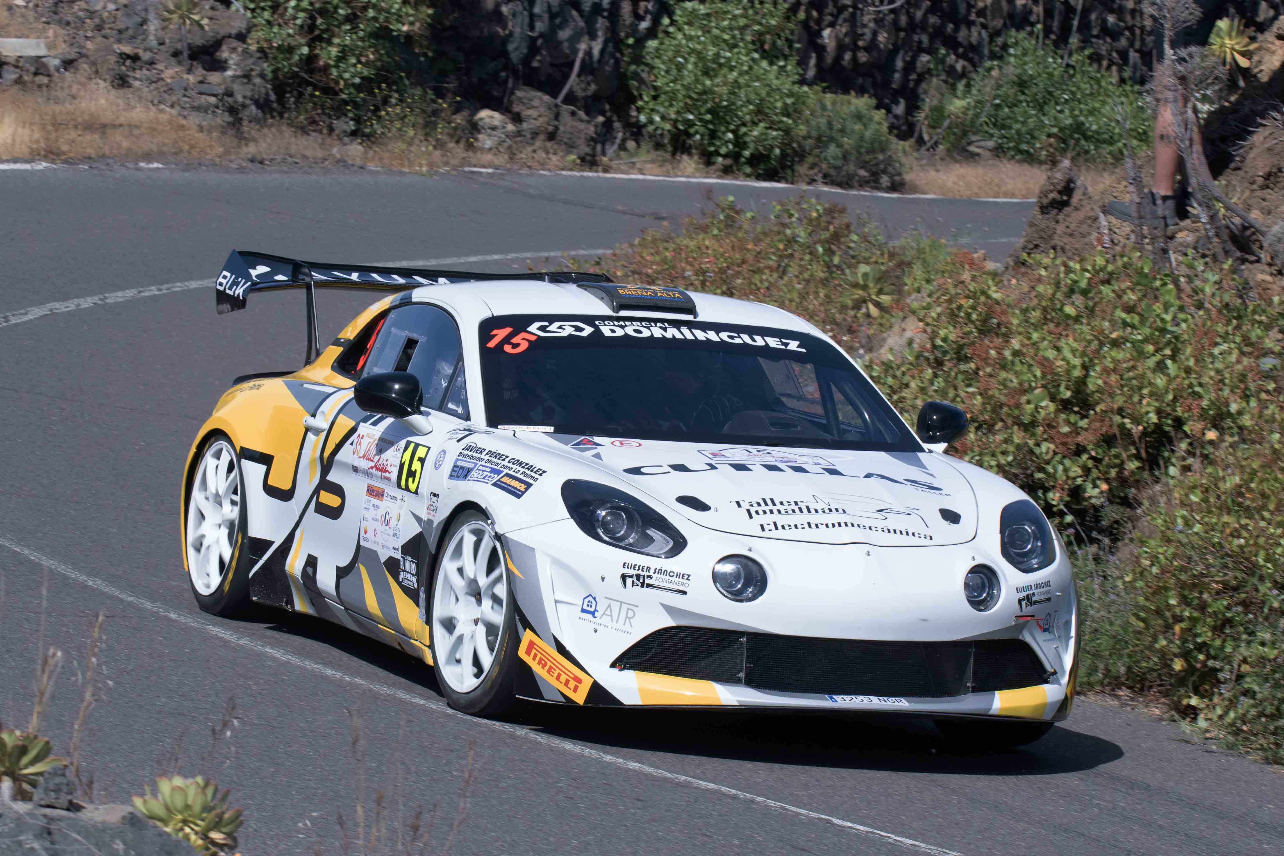 El Muro Racing estuvo representado en el 35 Rally Villa de Adeje por el Alpine A110 de Jorge Rodríguez y Taydía Santana